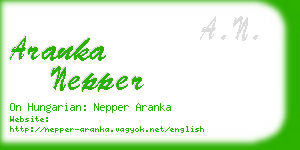 aranka nepper business card